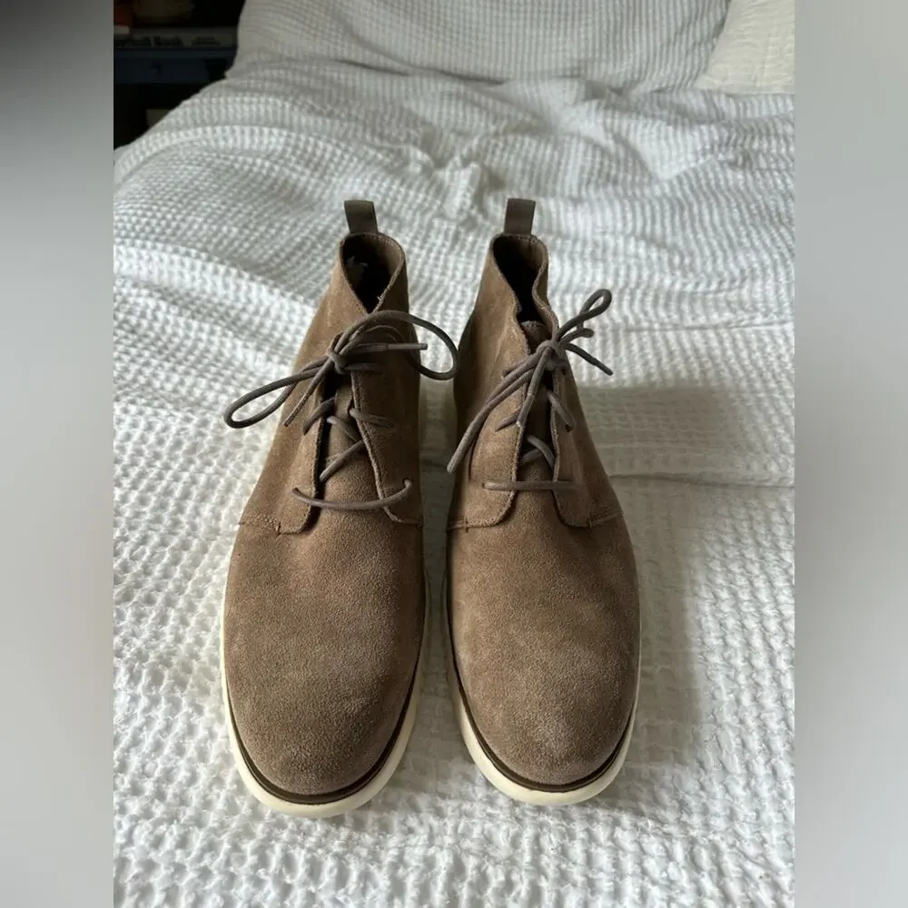 Cole Haan GrandØS Suede Chukka Boots 12M Brown Lightweight Comfort C41008 NWT